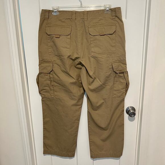 Gander MTN. Cargo Pants Men’s 38x30 Khaki Ripstop Hiking Outdoor Gorpcore Beige - Picture 2 of 10